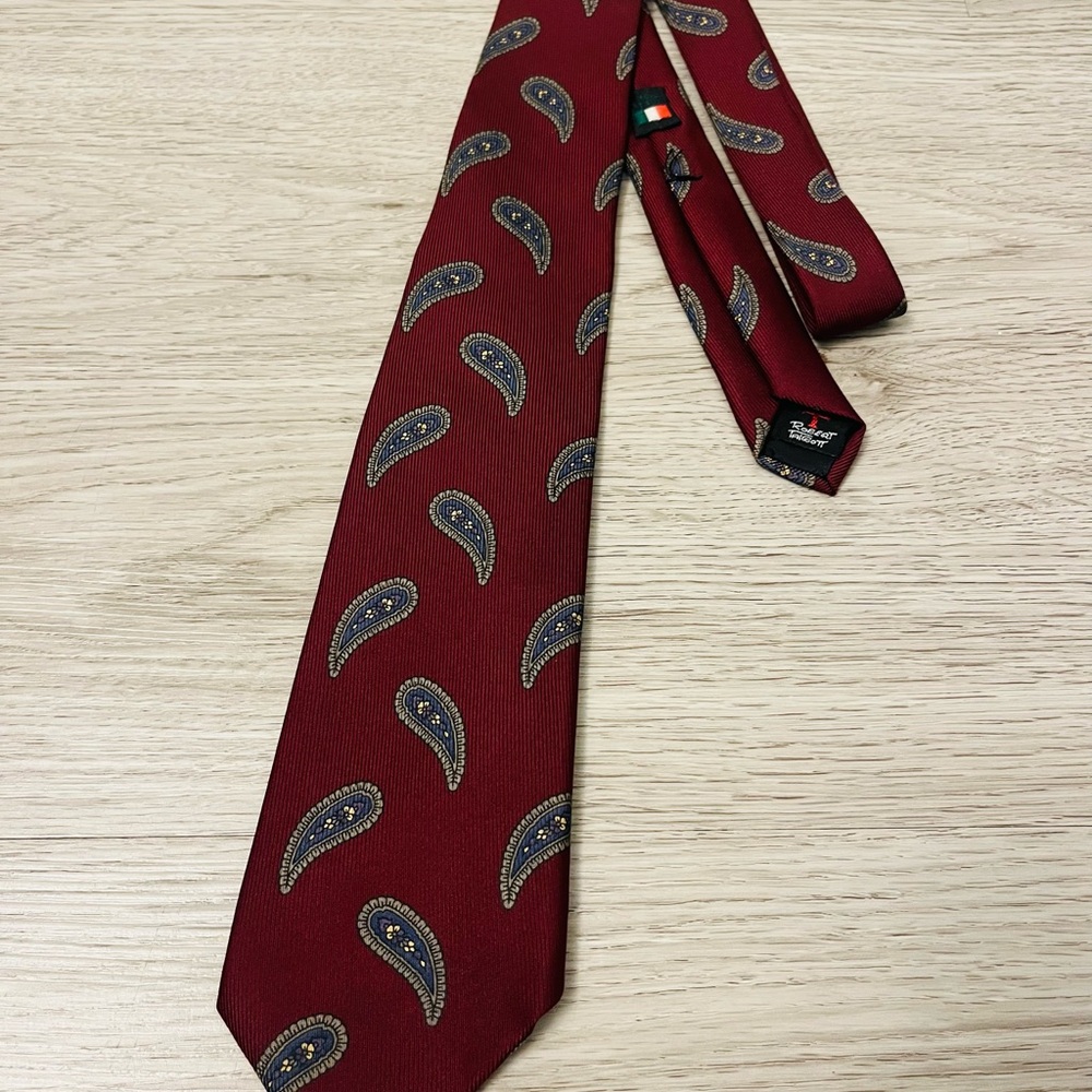 Vintage Tommy Hilfiger Hand Sewn Robert Talbott Silk Tie